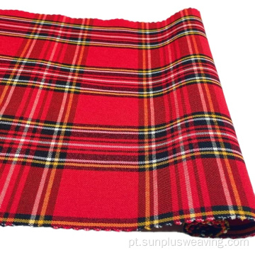bela calça de senhora de tecido bengalino com tingimento escocês vermelho